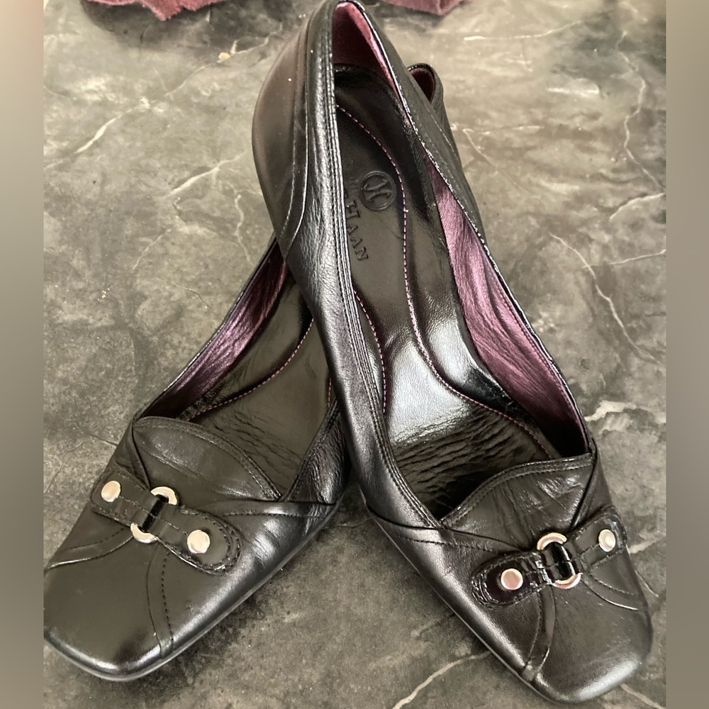 Ladies Cole Haan Square Toe Pumps